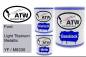 Preview: Ford, Light Titanium Metallic, YF / M6330: 1L Lackdose + 1L Klarlack + 500ml Härter - Set, von ATW Autoteile West.